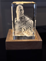 3D Crystal Rectangular Vertical
