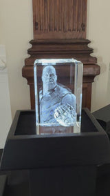 3D Crystal Rectangular Vertical
