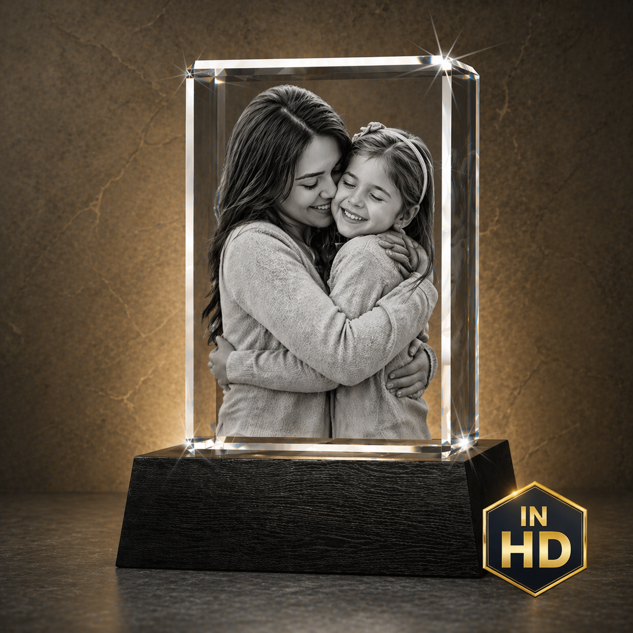 3D Crystal Rectangular Vertical